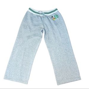 Vintage Disney Mickey Mouse Sweatpants Joggers (capri style)